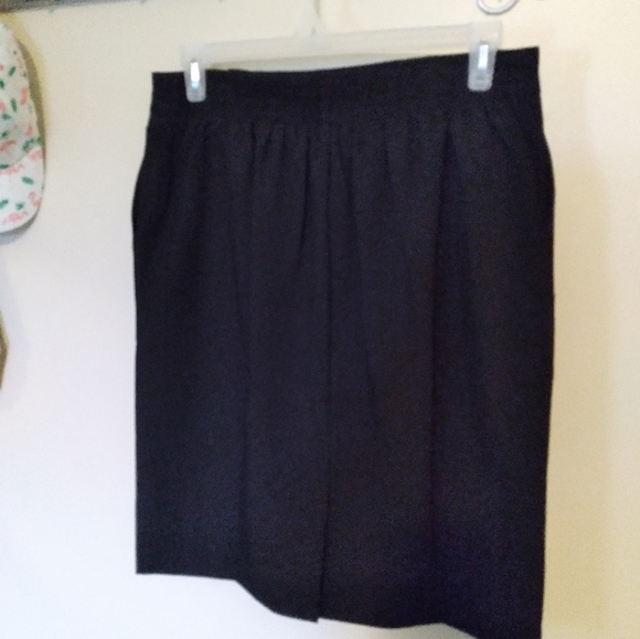 Black A Line Skirt - Picture 3 of 3